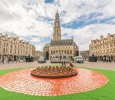 place des heros beffroi pour les 100 ans de la Bataille d&rsquo;Arras