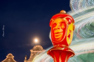 Lune ambiance marché de Noel Arras