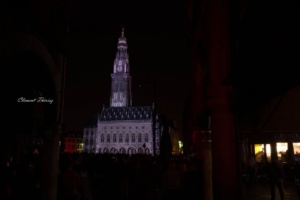 beffroi video mapping Arras